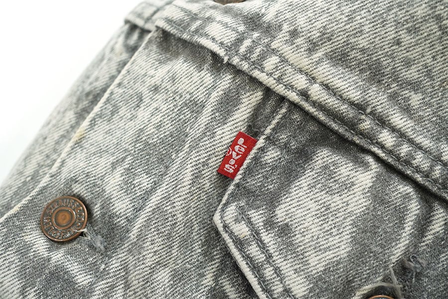あページ 80's Levi's 70507 アシッドブラック デニムジャケット 表記(S) USA製