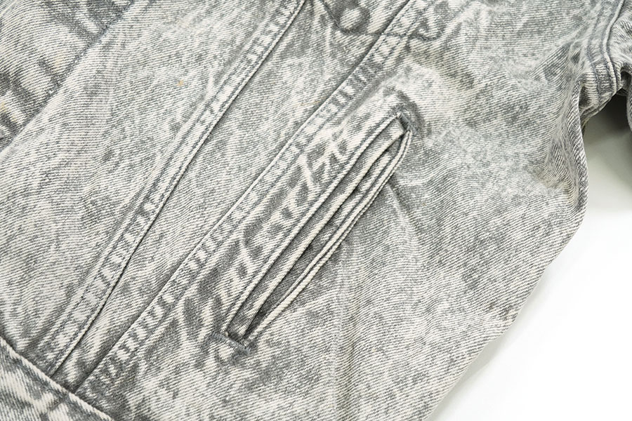 80's Levi's 70507 アシッドブラック デニムジャケット 表記(M) USA製