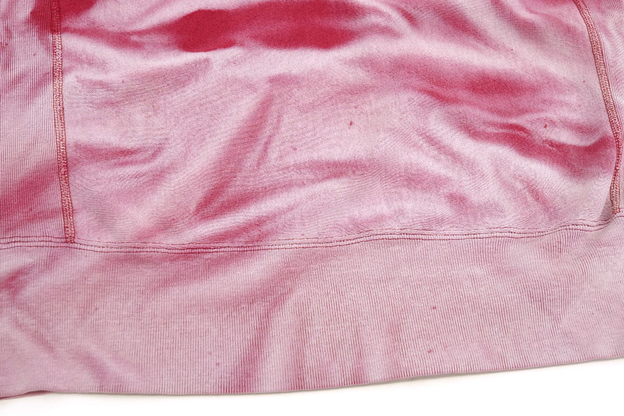 90'S CHAMPION REVERSE WEAVE CREW SUN FADE RED (SIZE.LARGE) MADE IN USA