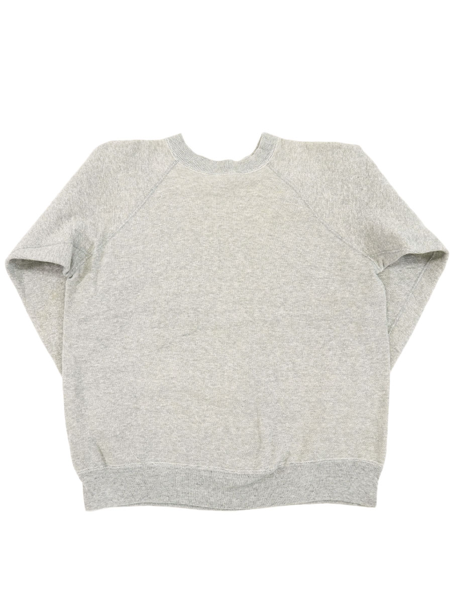 60's 無地 ラグランスウェット 霜降りグレー 実寸(XL位) | SOLD OUT