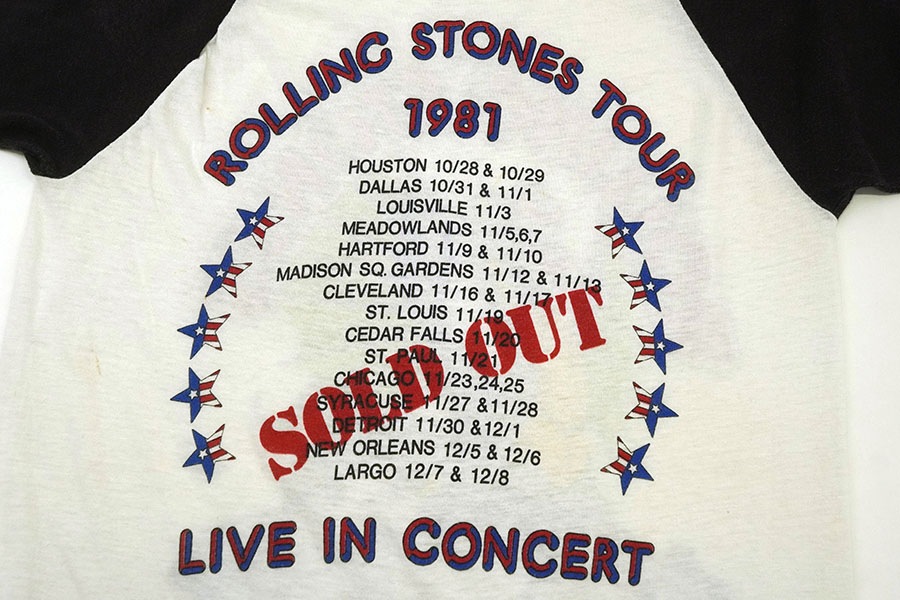 80's ローリング・ストーンズ ''ROLLING STONES TOUR 1981 LIVE IN