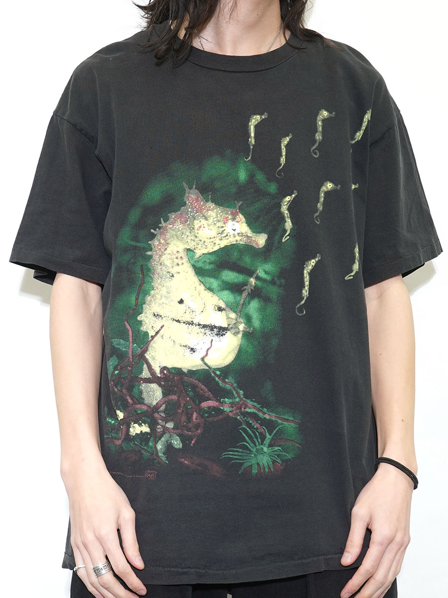 llica Hanes製 両面プリント 90s ツアーT バンT 90's Hanes NIRVANA ''All Apologies'' 両面プリント Tシャツ ブラック