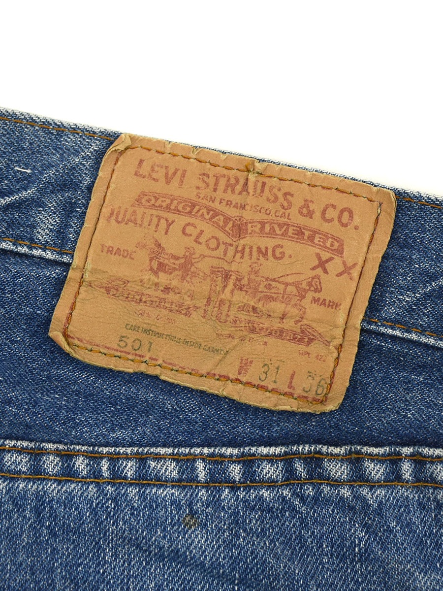 80's Levi's 501 赤耳 デニムパンツ 良色落ち 実寸(29.5x30.5位)
