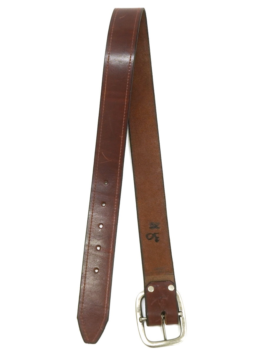 DOUBLE RL レザー ベルト ブラウン 30サイズ レザーベルト ブラウン 実寸(30位) | NEW ITEM | | BerBerJin WebStore