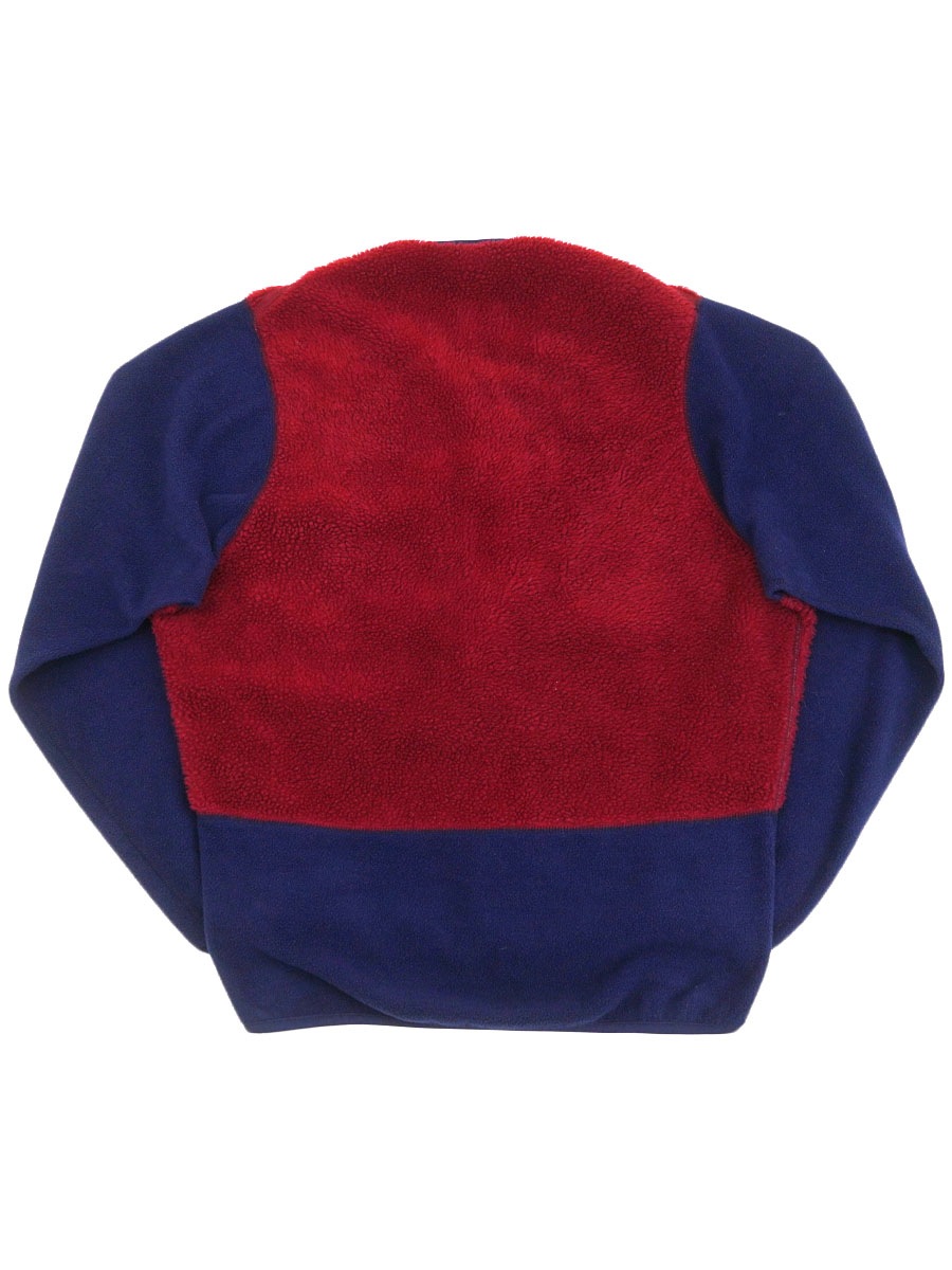 90'S PATAGONIA AQUA FUR CRANBERRY/CLASSIC NAVY (SIZE.MEDIUM) MADE