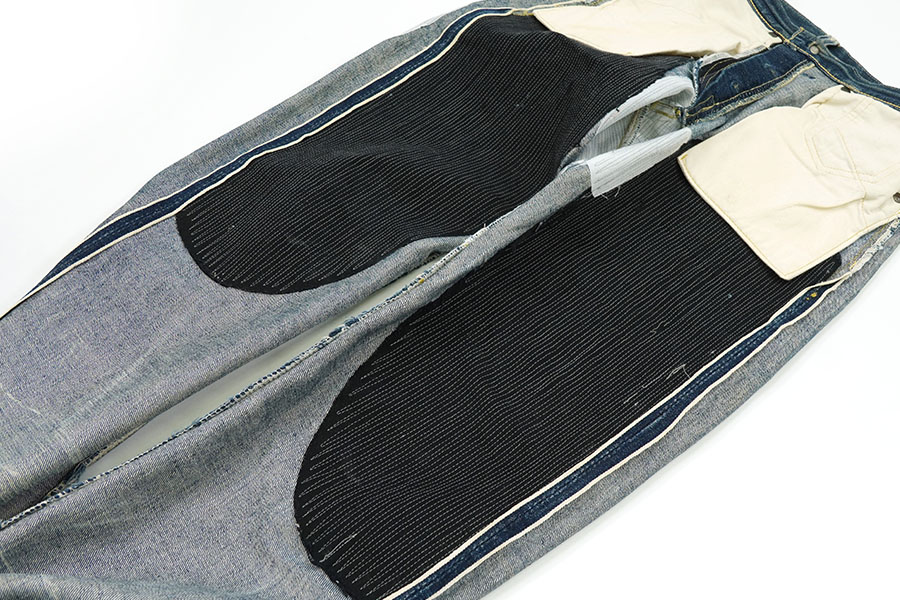 40's Levi's S503XXB WWⅡデニムパンツ アーキュエイトステッチ無し 味ありリペア 実寸(29x31位) AS IS