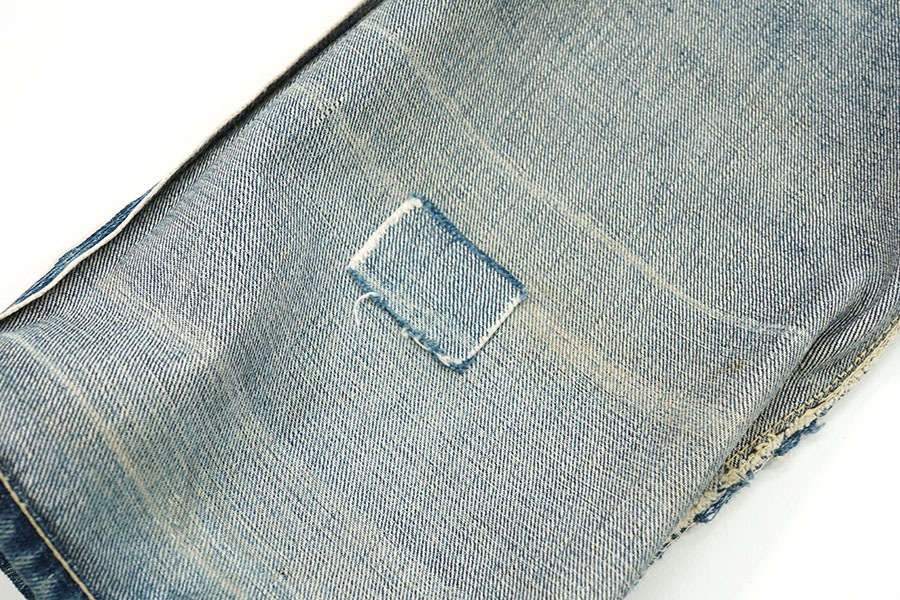 40's Levi's S503XXB WWⅡデニムパンツ アーキュエイトステッチ無し 味ありリペア 実寸(29x31位) AS IS