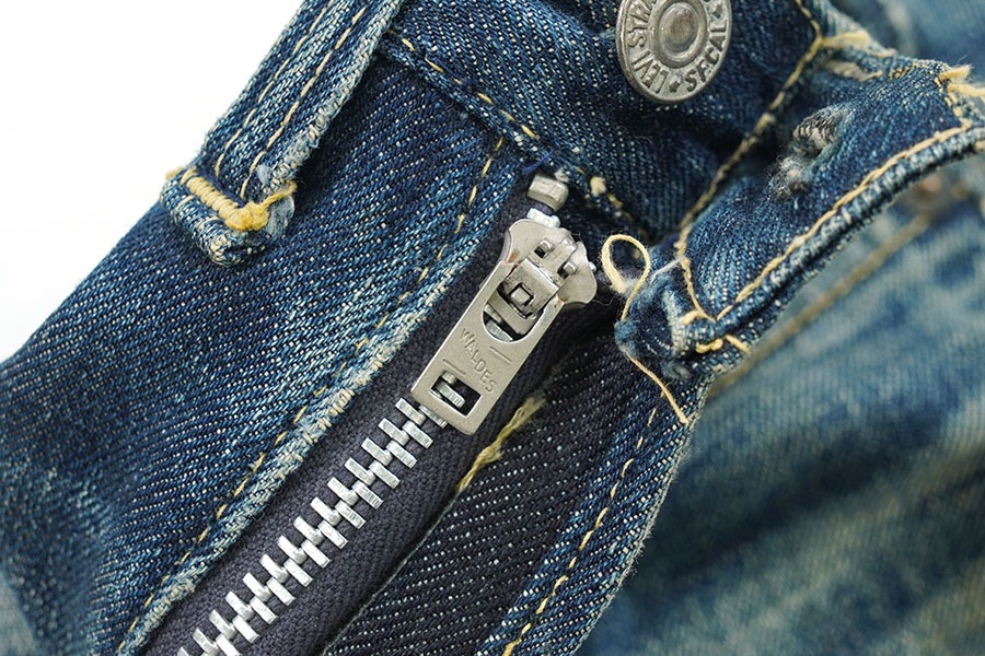 40's Levi's S503XXB WWⅡデニムパンツ アーキュエイトステッチ無し 味ありリペア 実寸(29x31位) AS IS