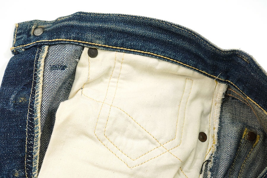 40's Levi's S503XXB WWⅡデニムパンツ アーキュエイトステッチ無し 味ありリペア 実寸(29x31位) AS IS