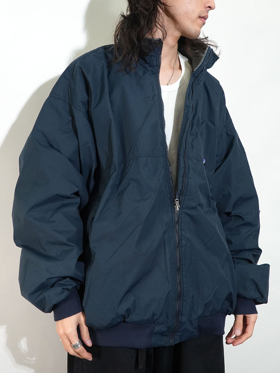90's パタゴニア シェルドシンチラジャケット ダークネイビー 表記(XXL