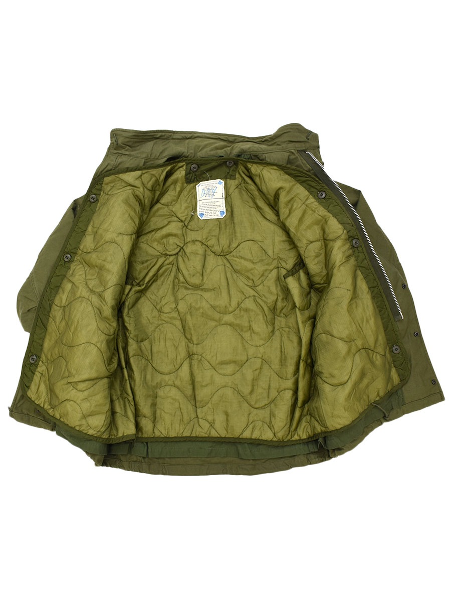 70's U.S.ARMY M-65 フィールドジャケット アルミジップ 表記(MEDIUM