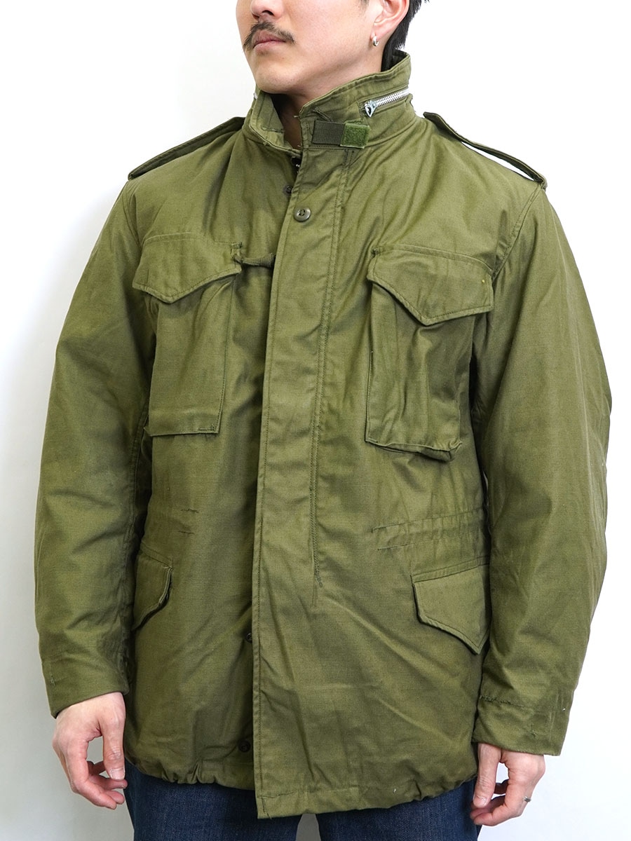 70's U.S.ARMY M-65 フィールドジャケット アルミジップ 表記