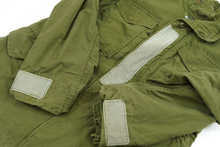 70's U.S.ARMY M-65 フィールドジャケット リフレクター付き 表記