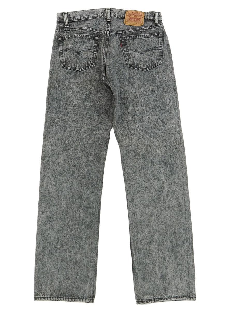 90'S LEVI'S 501 ACID BLACK JEANS (SIZE.W34 L32) MADE IN USA