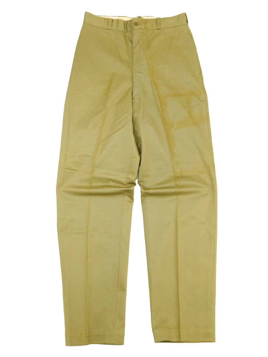 62 U.S.ARMY チノトラウザー ベージュ 表記(W33 L35) ① | NEW ITEM