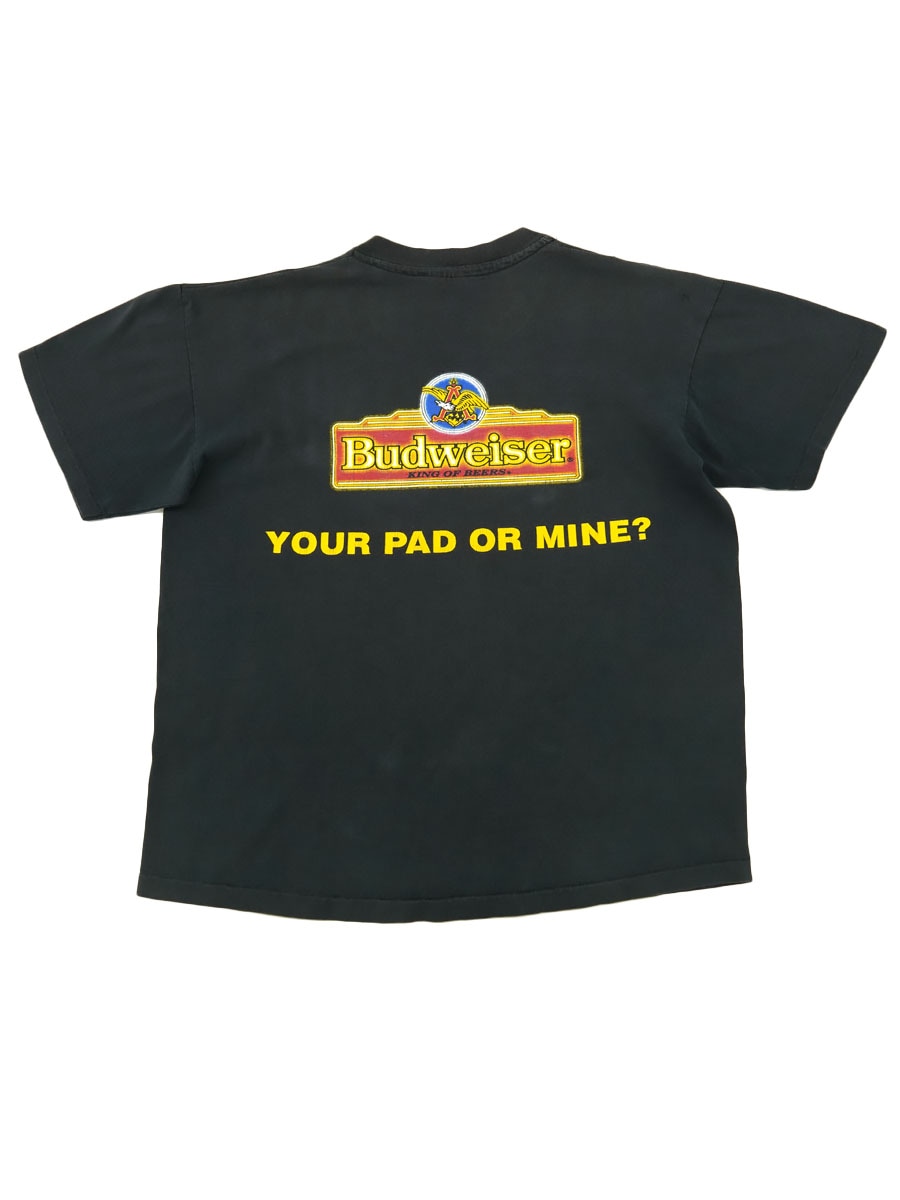 90sワールドインダストリーズ　両面プリントTシャツ　実寸L グッドプリント 90sワールドインダストリーズ 両面プリントTシャツ 実寸L グッド