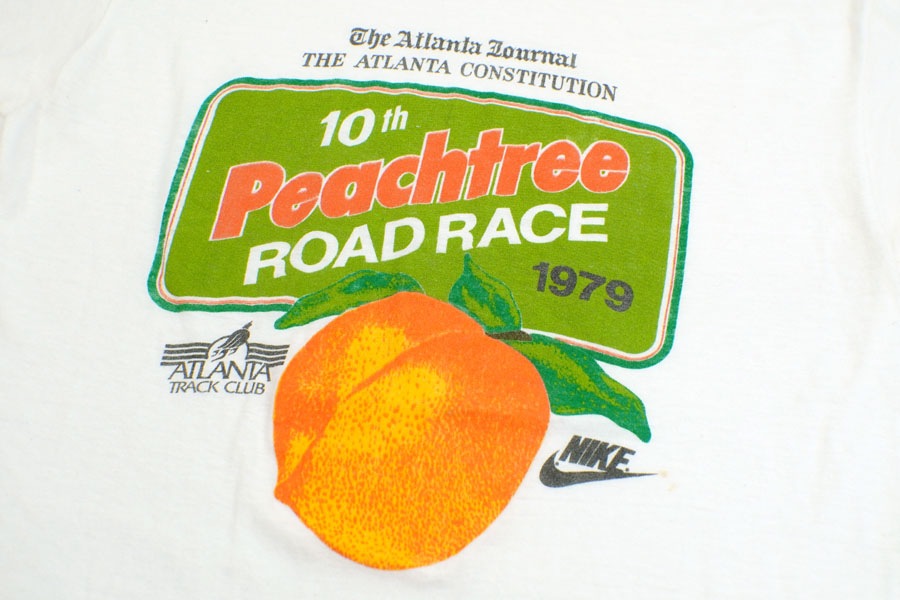 70'S BUCK'S ''10TH PEACHTREE ROAD RACE 1979'' NIKE T SHIRT (SIZE.MEDIUM)