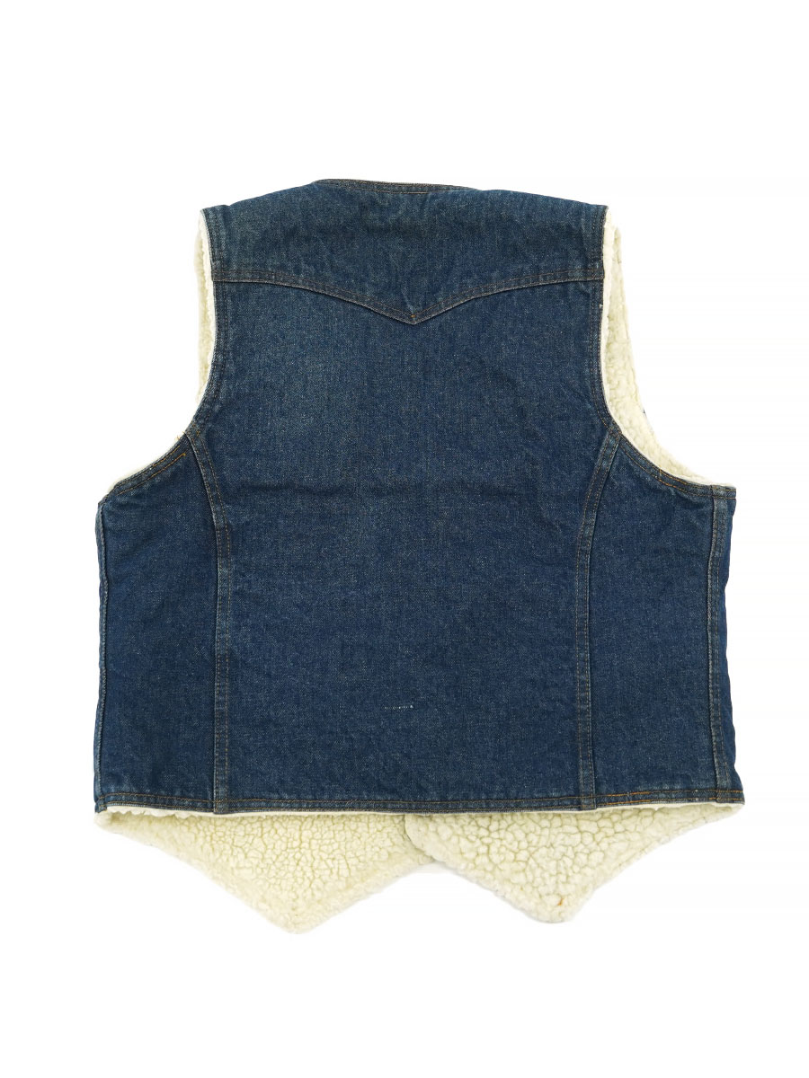 70's Levi's デニムボアベスト 濃青 表記(L) | NEW ITEM | | BerBerJin