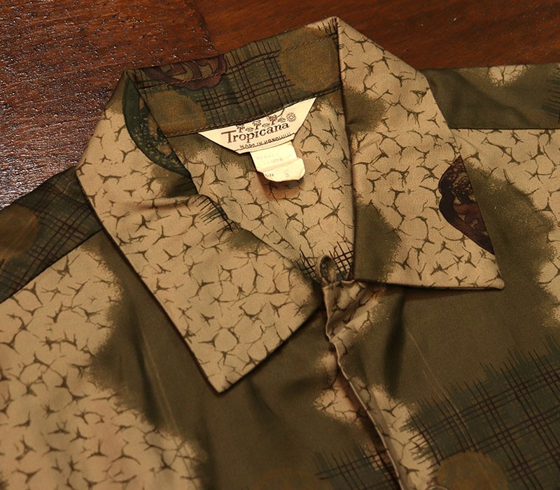 1960s DEAD STOCK HAWAIIAN  SHIRT , Size S