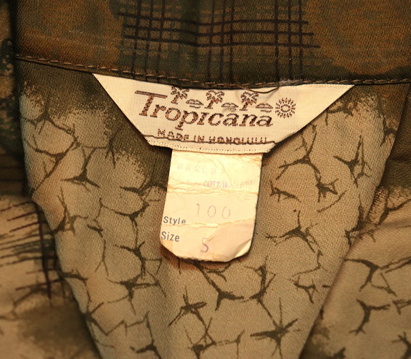 1960s DEAD STOCK HAWAIIAN  SHIRT , Size S