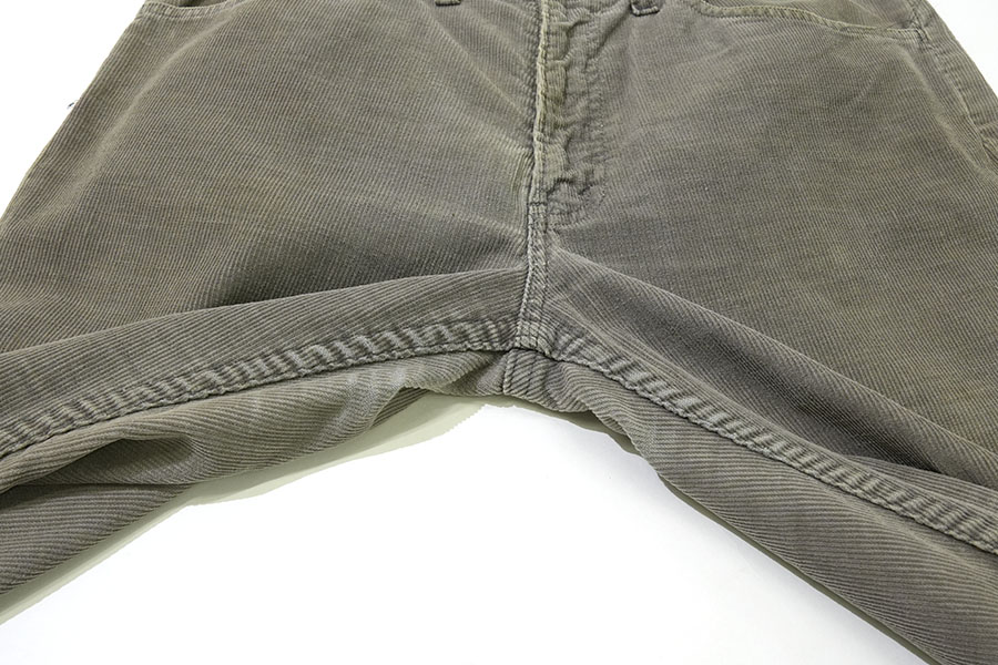 Levi's 519 チャコールグレー　W34 80's LEVI'S 519 コーデュロイパンツ チャコールグレー 実寸(W34 L33位