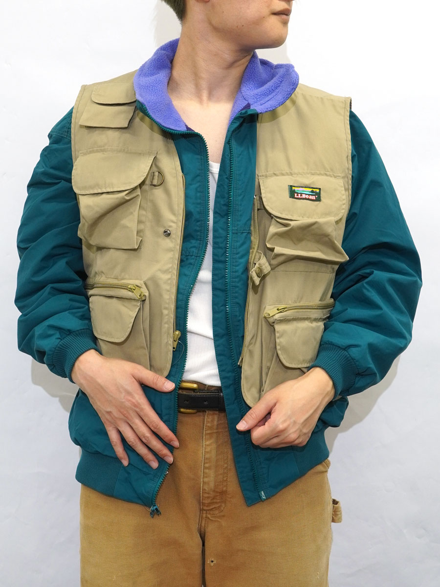 80's L.L.Bean フィッシングベスト ベージュ 表記(L) | NEW ITEM