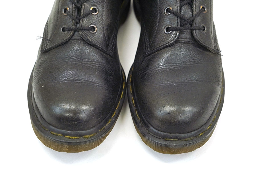 DR. MARTENS 101 GRAINED LEATHER 6-EYELET SHOES (SIZE.UK 9) MADE IN DR. MARTENS 101 GRAINED LEATHER 6-EYELET SHOES (SIZE.UK 9) MADE IN