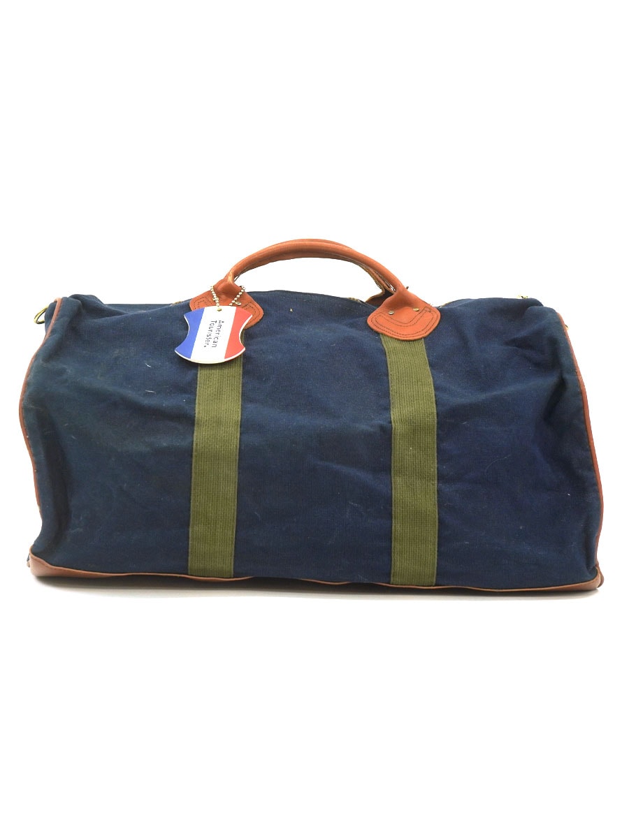 70's 筆記体タグ L.L.Bean ボストンバッグ キャンバスxレザー | すべて