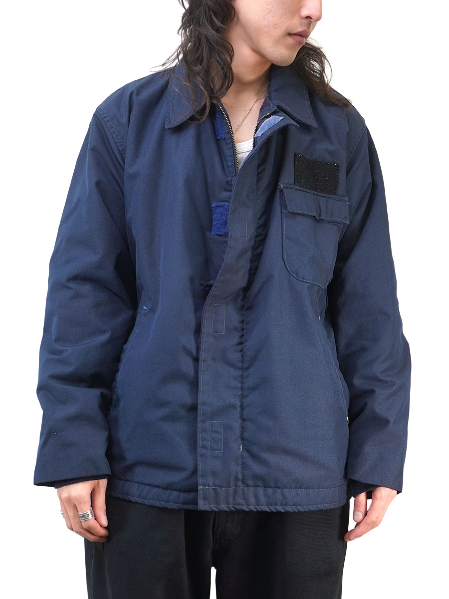 90 U.S.NAVY アラミド デッキジャケット 表記(LARGE) | すべての商品
