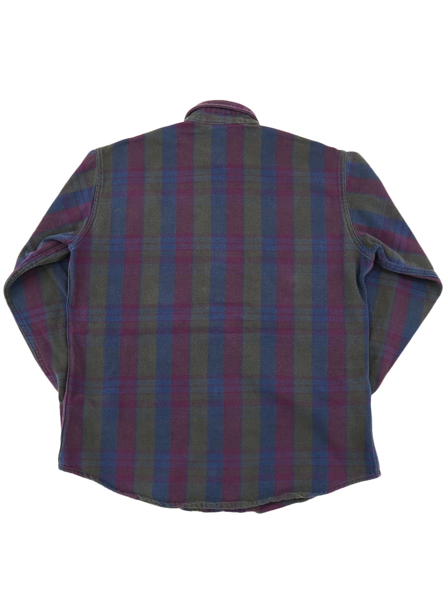 【好配色】90s セントジョンズベイ ブロックチェック フランネルシャツ L 好配色】90s セントジョンズベイ ブロックチェック フランネルシャツ L