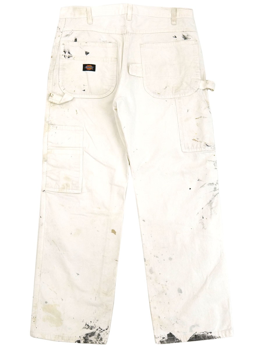 Dickies SherwinWillams ペインターパンツ ホワイト ペンキ 00's DickiesxSHERWIN WILLIAMS ペインターパンツ ペンキ飛び