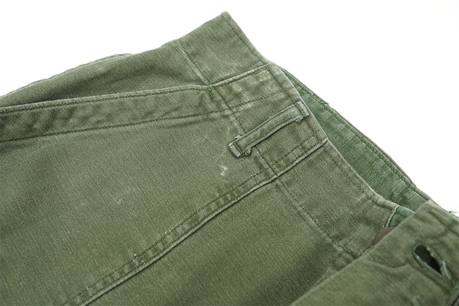 60's～ U.S.ARMY ジッパータイプ ベイカーパンツ 実寸(30x28.5位