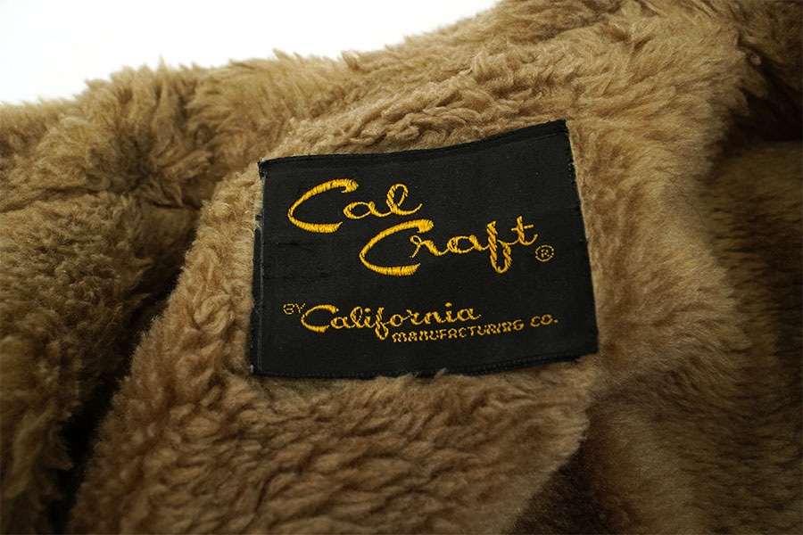 70's CaCraft G-1タイプ ボアジャケット ブラウン 実寸(L位)