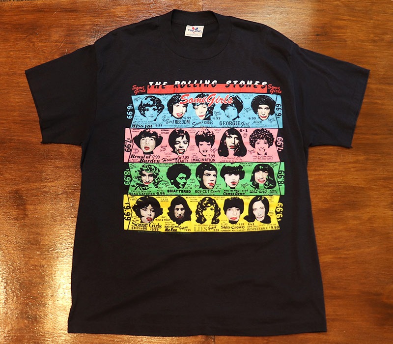 1980s THE ROLLING STONES , Size L