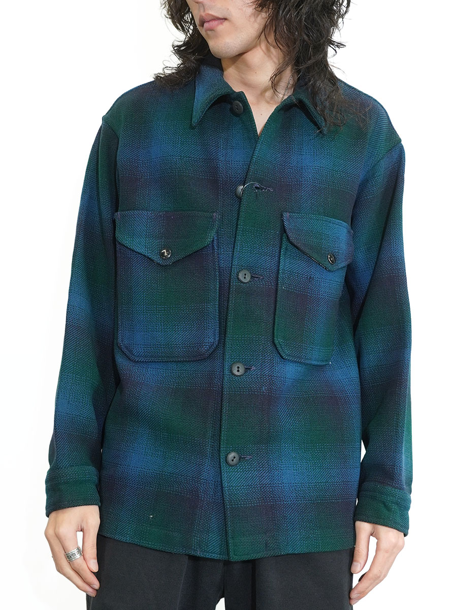 【極上】ペンドルトン　オンブレチェック　リバーシブル　ウールジャケット　L アウトレット 価格 通販ファッション - 【極上】ペンドルトン オンブレ