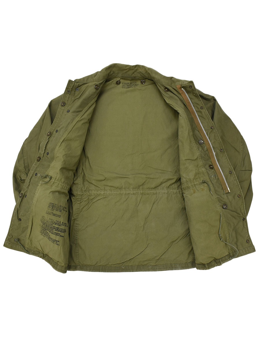 52's U.S.ARMY M-51 フィールドジャケット 表記(REGULAR-MEDIUM