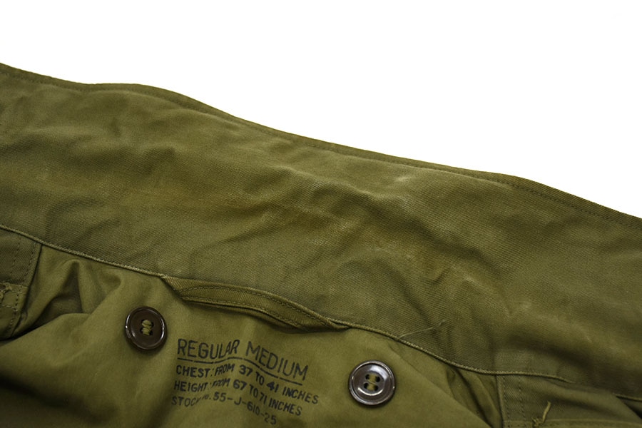 52's U.S.ARMY M-51 フィールドジャケット 表記(REGULAR-MEDIUM