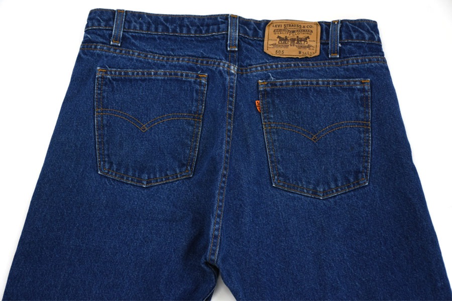90's Levi's 505 デニムパンツ 美ブルー 表記(36ｘ33) USA製