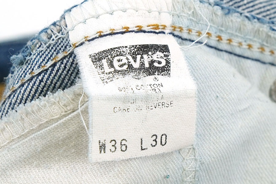 90's LEVI'S 517 ストレッチ デニムパンツ ブーツカット 薄ヒゲ 良