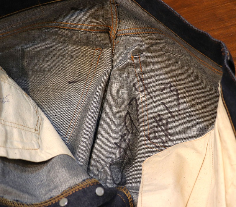 1960s DEAD STOCK , LEVIS 501E A-TYPE , WAIST SINGLE , Size W32 L32