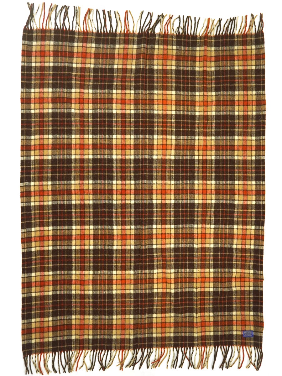 70'S PENDLETON WOOL BLANKET (APPROX.130×171.5)