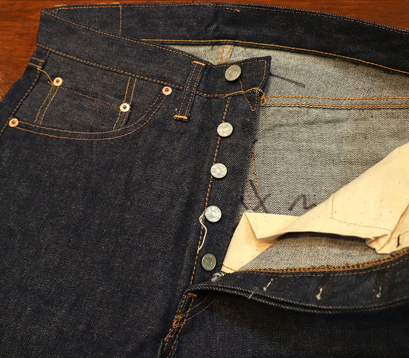 1960s DEAD STOCK , LEVIS 501E A-TYPE , WAIST SINGLE , Size W32 L32