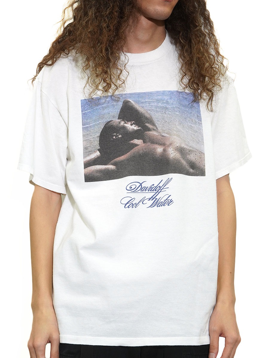90's JERZEES ''Davidoff Cool water'' フォトプリントTシャツ 表記(XL