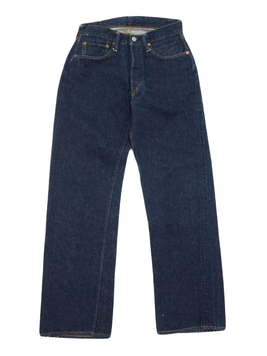 50's Levi's 501XX レザーパッチ デニムパンツ 濃紺極上色 表記