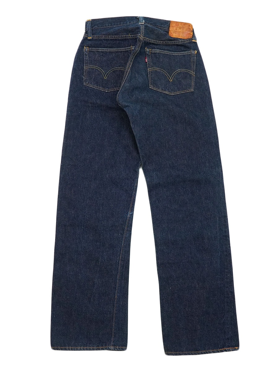 50's Levi's 501XX レザーパッチ デニムパンツ 濃紺極上色 表記