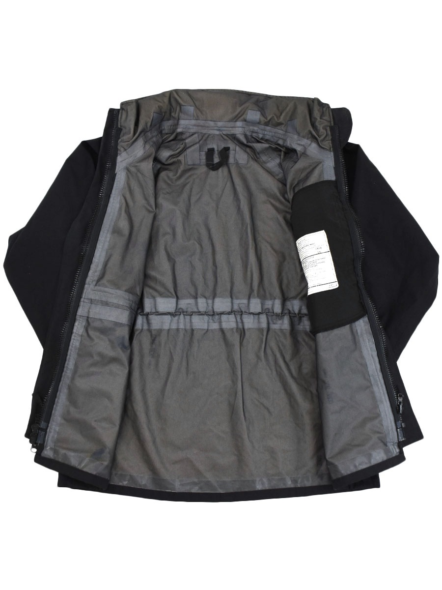 18's U.S.NAVY GORE-TEX コールドウェザーパーカ ブラック 表記