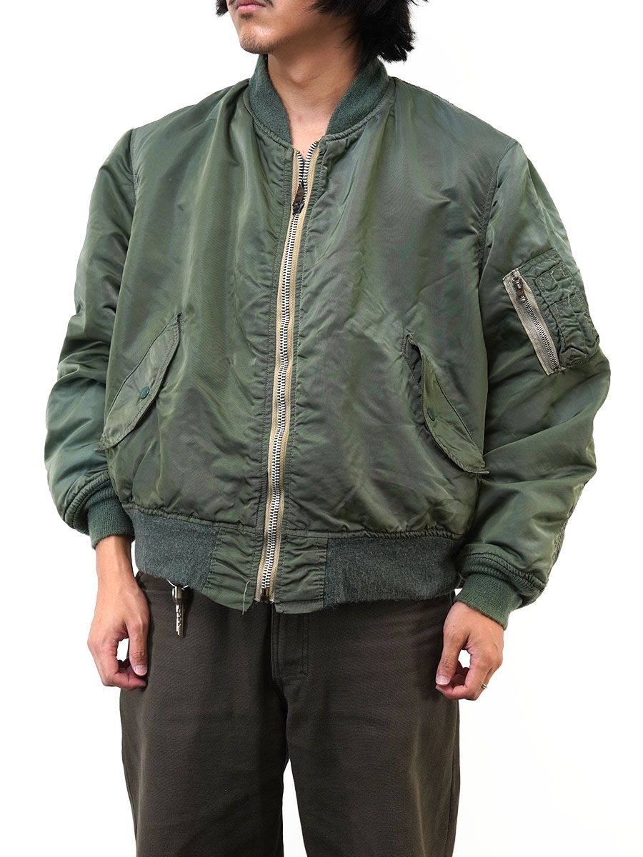 80's～ ALPHA INDUSTRIES MA-1 MIL-J-82790E フライトジャケット