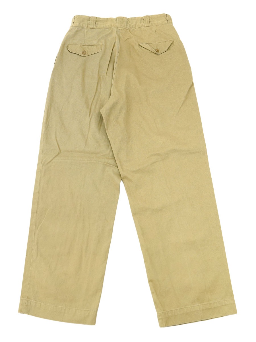 1960s アメリカ軍 USMCチノトラウザース 1960s アメリカ軍 USMCチノトラウザース 60's USMC ZIP CHINO TROUSERS