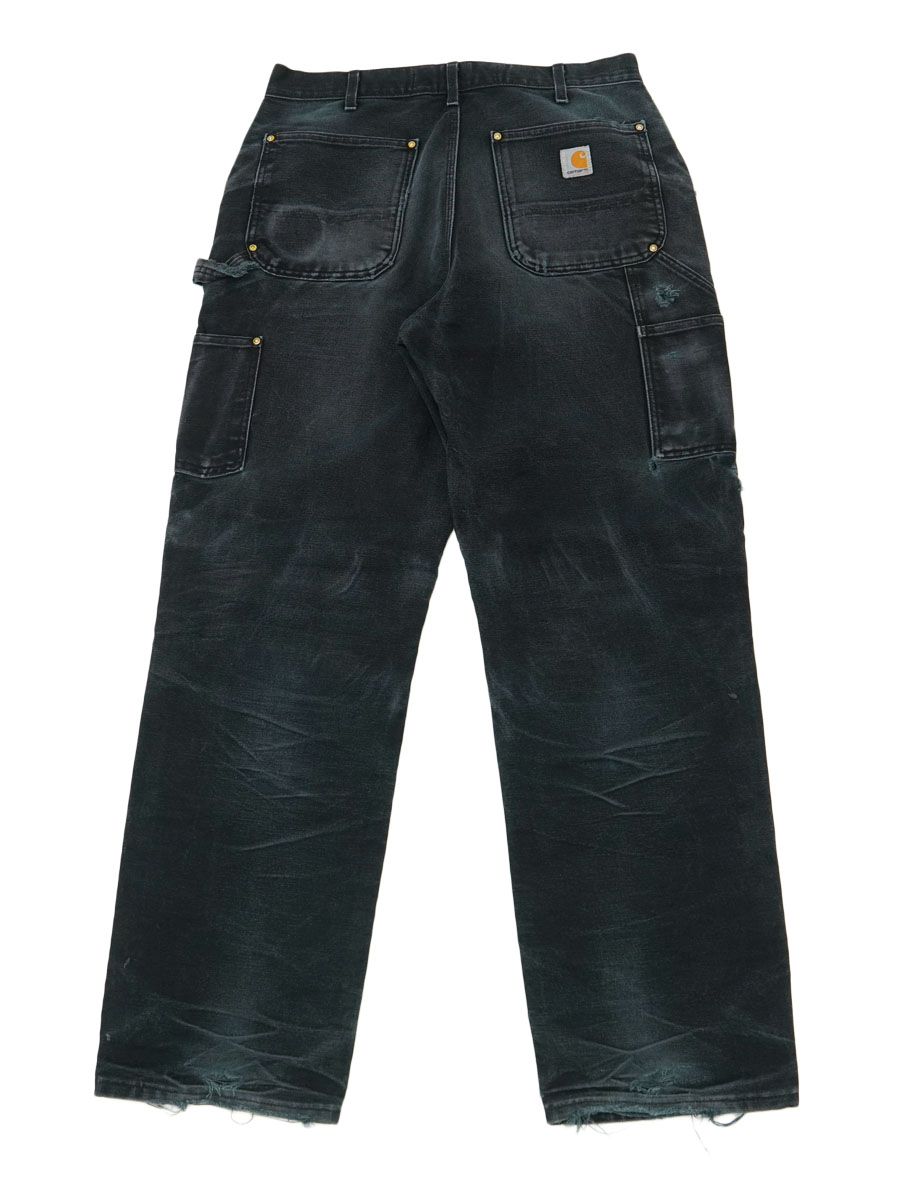 CARHARTT B01 DOUBLE KNEE PAINTER PANTS BLACK (SIZE.W34 L32) | NEW