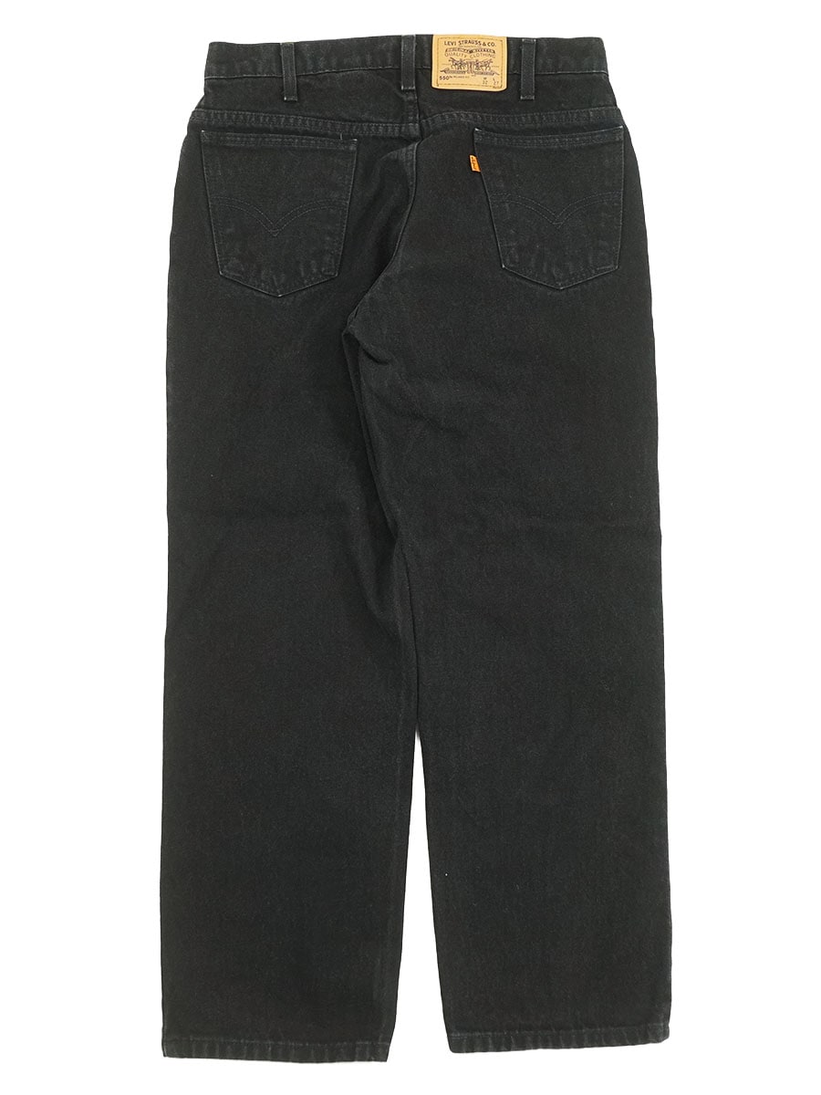 90's Levi's 550 ブラックデニムパンツ HUSKY 表記(W32 L27) | すべて